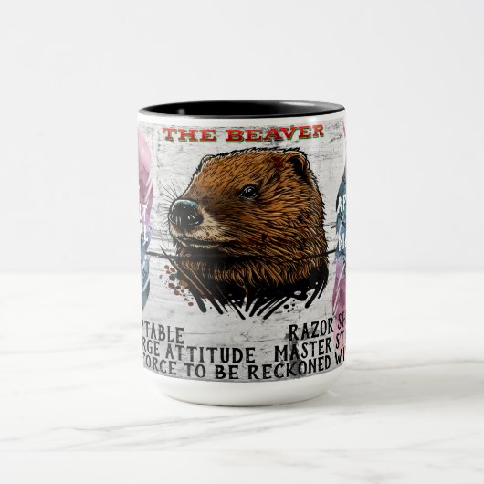"My Spirit Animal" Die Tasse des Biberkaffees (Zentrum)