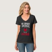 My Spirit Animal Is a Ladybug - Bug Insect Lover L T-Shirt (Vorderseite Vollansicht)