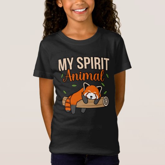 My Spirit Animal Red Pandas Cute Pet Panda Lover G T-Shirt (Vorderseite)