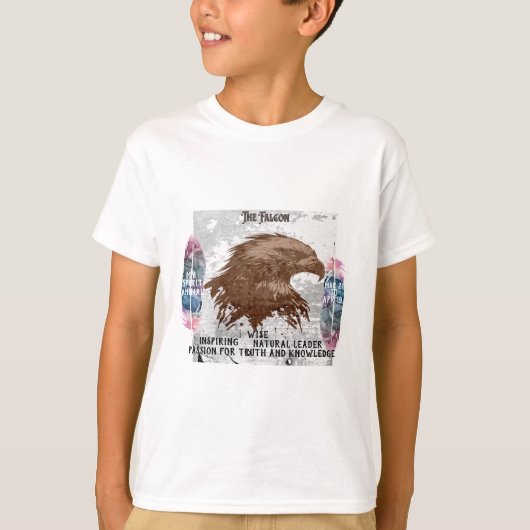 "My Spirit Animal" The Falcon Mar - Apr Desk Mat T-Shirt (Vorderseite)