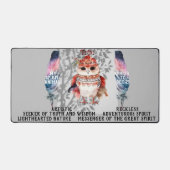 "My Spirit Animal" The Owl Nov - Dec Schreibtischunterlage (Vorderseite)