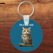 My Srit Animal Funny Meowl, Cursed Cat Owl Brainro Schlüsselanhänger (Vorderseite)