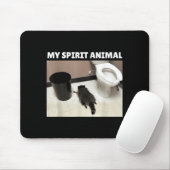 My Srit Animal Raccoon Trash Panda Drunk In The Ba Mousepad (Mit Mouse)