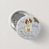 My St. Bernard Ate my Lesson Plan Button (Vorne & Hinten)