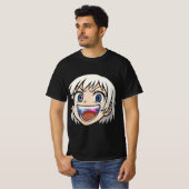 My Stomach Is the Universe - Anime Meme Face T-Shi T-Shirt (Vorne ganz)
