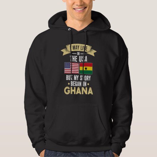 My story began in ghana hoodie (Vorderseite)