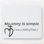 My story is simple mousepad (Vorne)