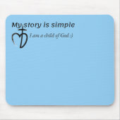 My story is simple mousepad (Vorne)