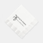 My story is simple serviette (Ecke)