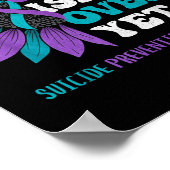 My Story Isn't Over Yet Suicide Prevention Awarene Poster (Ecke)