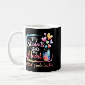My Student Stole My Heart 3rd Grade Teacher Valent Kaffeetasse (Links)