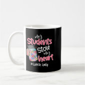 My Student Stole My Heart Lunch Lady Valentine Day Kaffeetasse (Links)