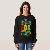 My Students Are 100 Days Smarter 100th Day Of Scho Sweatshirt (Vorne ganz)