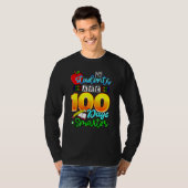 My Students Are 100 Days Smarter Happy Teacher Sch T-Shirt (Vorne ganz)
