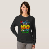 My Students Are 100 Days Smarter Happy Teacher Sch T-Shirt (Vorne ganz)