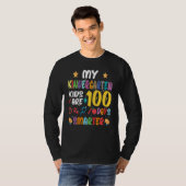 My Students Are 100 Days Smarter Kindergarten Kids T-Shirt (Vorne ganz)