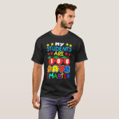 My Students Are 100 Days Smarter Teacher and Stud T-Shirt (Vorne ganz)