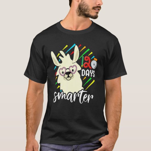 My Students are 120 Days smarter Pre K Teacher Lla T-Shirt (Vorderseite)