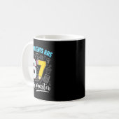My Students Are 67 Days Smarter Funny Teacher Kids Kaffeetasse (Vorderseite Links)