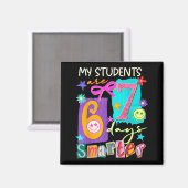 My Students Are 67 Days Smarter Funny Teacher Kids Magnet (Vorderseite/Rückseite)