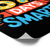 My Students Are 67 Days Smarter Funny Teacher Kids Poster (Ecke)