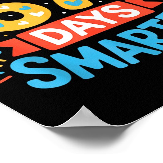 My Students Are 67 Days Smarter Funny Teacher Kids Poster (Ecke)