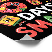 My Students Are 67 Days Smarter Funny Teacher Kids Poster (Ecke)