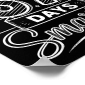 My Students Are 67 Days Smarter Funny Teacher Kids Poster (Ecke)