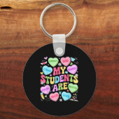 My Students Are Kind Strong Valentine Teacher Wome Schlüsselanhänger (Vorderseite)