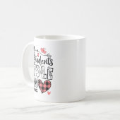 My Students Stole My Heart Teacher Valentines Day Kaffeetasse (Vorderseite Links)