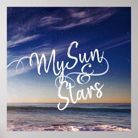 My Sun & Stars Poster (Vorne)