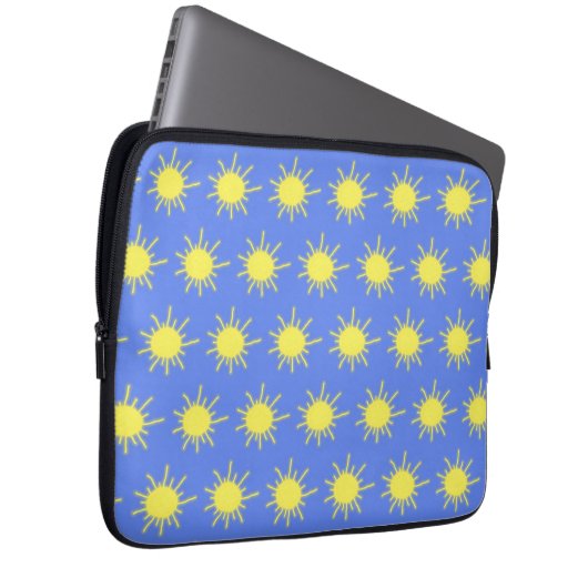 My Sunshine Tablet Case (Sky Blue & Yellow) (Vorne Rechts)