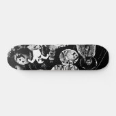 My Super Halloween black and white Skateboard (Horizontal)