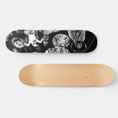 My Super Halloween black and white Skateboard (Horizontal)