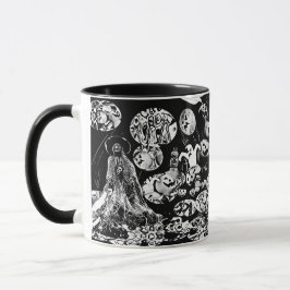 My Super Halloween black and white Tasse