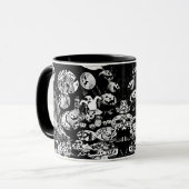 My Super Halloween black and white Tasse (Vorderseite Links)
