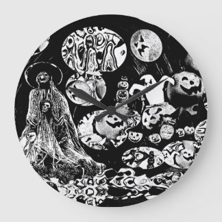 My Super Halloween Große Wanduhr