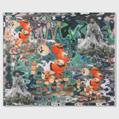 My Super Halloween V2 Geschenkpapier (Flach)