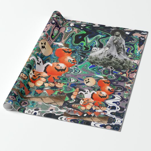 My Super Halloween V2 Geschenkpapier (Ungerollt)