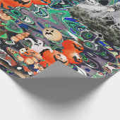 My Super Halloween V2 Geschenkpapier (Ecke)