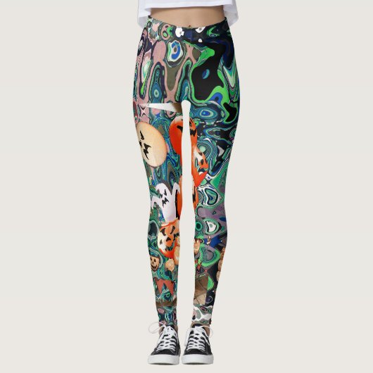 My Super Halloween V2 Leggings (Vorderseite)