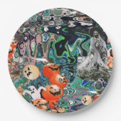 My Super Halloween V2 Pappteller (Vorderseite)