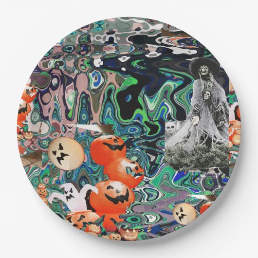 My Super Halloween V2 Pappteller (Vorderseite)