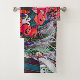 My Super Halloween V3 Badhandtuch Set