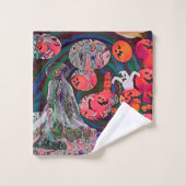 My Super Halloween V3 Badhandtuch Set (Waschlappen)