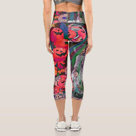 My Super Halloween V3 Capri Leggings