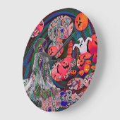 My Super Halloween V3 Große Wanduhr (Winkel)