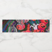 My Super Halloween V3 Wasserflaschenetikett (Einzelnes Label)