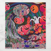 My Super Halloween V3 Weinetikett (Einzelnes Label)