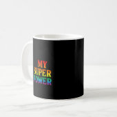 My Super Wer Faith Pride Jesus Christian Insration Kaffeetasse (Vorderseite Links)